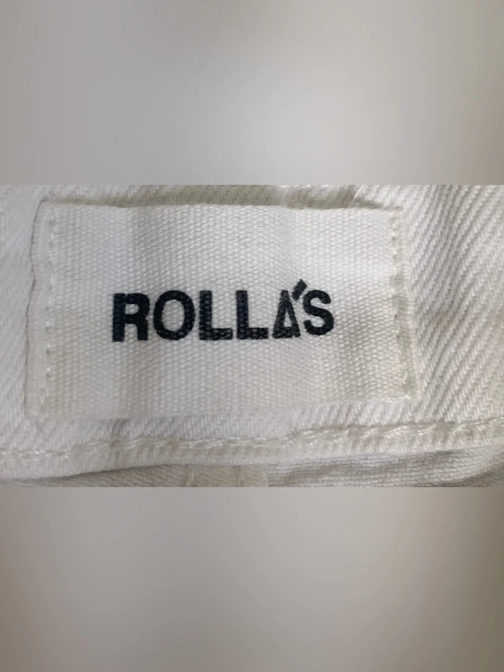 Rolla's Dusters Short Vintage White Worn Size 26